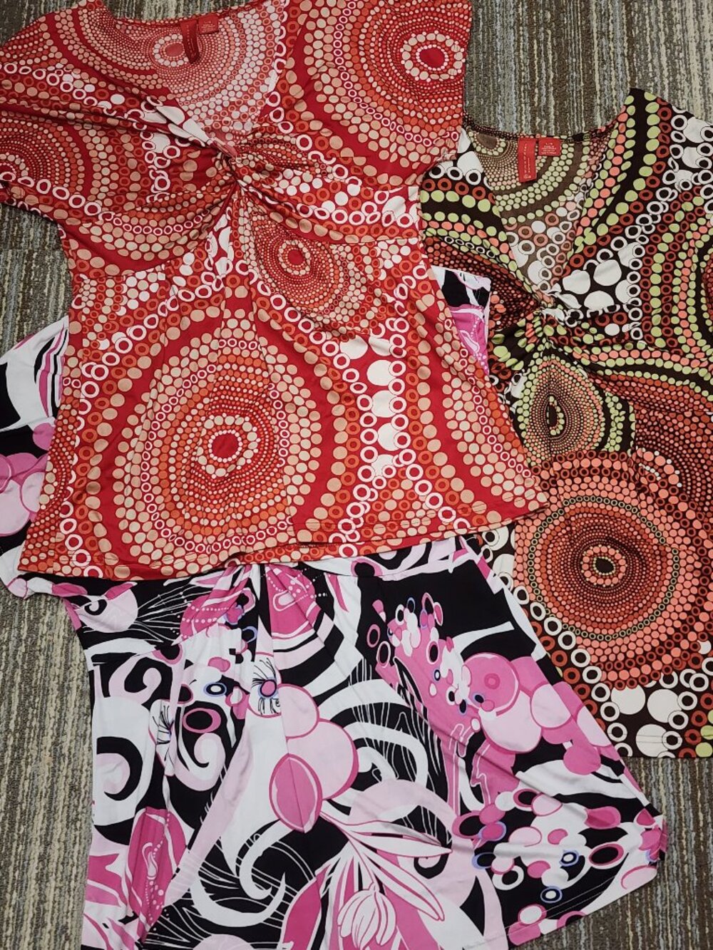 Vintage Zoey Beth Y2K Abstract Babydoll Lot Size L